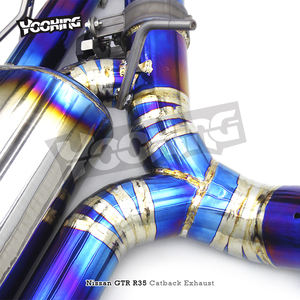 Silenciadores de <span class=keywords><strong>escape</strong></span> Valvetronic de titanio de fábrica Y tubo para <span class=keywords><strong>Nissan</strong></span> <span class=keywords><strong>GTR</strong></span>/2008 R35 2023-Tubo de <span class=keywords><strong>Escape</strong></span> - Product Image 2