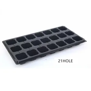 Plastic 32 50 70 105 128 200 cells nursery trays for seedling nursery machine