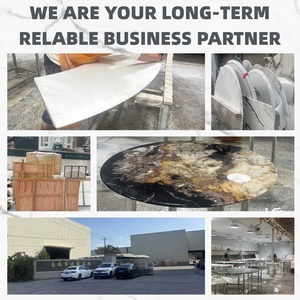 Tabla de Servir Té de Mármol Verde de Lujo, Resistente al Calor y Duradera, con Zona de Almacenamiento para Teteras, para el Hogar o Salón de Té, Precio al por Mayor - Product Image 6