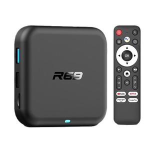 Reproductor de red 4K de alta definición, decodificador de TV personalizable, Android 14, proyector de pantalla inalámbrico, caja de TV, procesador de cuatro núcleos - Product Image 1