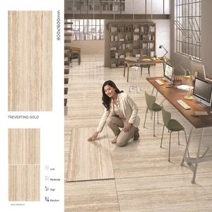 Azulejos de Porcelana Cerámica Vistaar Tobacco Brown 800x1600mm Brillantes para Paredes y Pisos en Interiores de Hoteles - Product Image 2