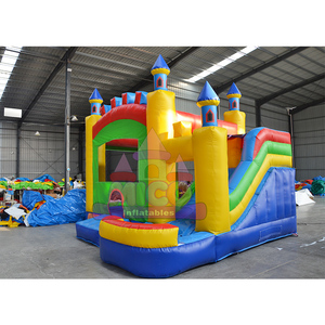 Castillo Inflable de Dibujos Animados para Fiestas, Parque de Atracciones, Área de Juegos Interior, PVC de Grado Comercial, 300-500 kg, Nuevo Diseño - Product Image 3