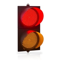 Produsen Lampu Lalu Lintas Dia.400mm Lampu Lalu Lintas LED Bola Merah Kuning dengan Lensa Bening