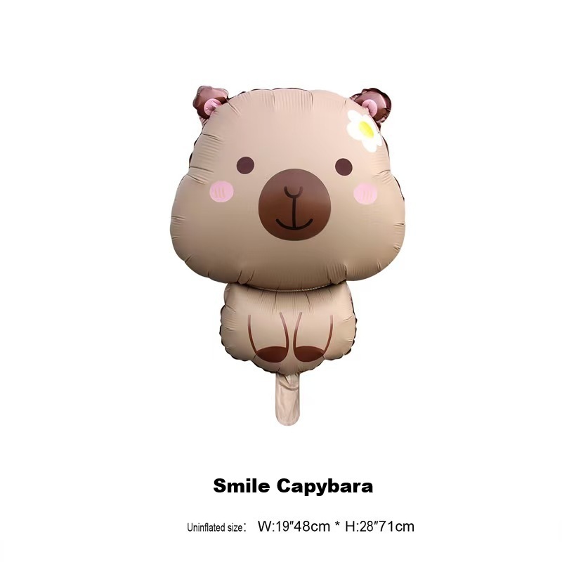 colorful 11 Smile Capybara