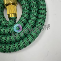Tuyaux d'arrosage extensibles en polyester et alliage haute pression pour jardin, avec tête de pulvérisation anti-fuite, vente en gros