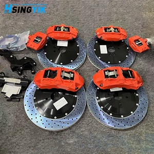 Kit de freins à disque flottants en 2 pièces avec plaquettes de frein pour étriers 4 et 6 pistons pour Audi A5 A4 B7 B9 Rs6 TT Mk1 S7 A6 C8 Q3 Q7 A6 C7 Q8 S8 - Product Image 5
