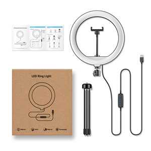 APEXEL 3000K-6500K <strong>Make</strong> <strong>up</strong> LED Ring <strong>Light</strong> Dimmable 10 Inch Selfie Ring <strong>Light</strong> with Tripod Stand - Product Image 6