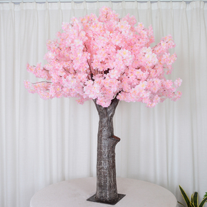 Nuovo piccolo albero di Ficus di seta finta 4ft tavolo di nozze centrotavola decorazione piccolo fiore artificiale albero con pianta verde foglia - Product Image 6