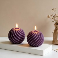 Origami Runde Kugel Kunst Duftkerze Silikonform - Umweltfreundlich, Tropffrei & Ungiftig, Anpassbare Form, Modernes Design