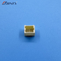 Conector SMT PCB de Doble Fila 1.0T-1-LT-2*4A, Paso de 1.0mm, 8 Pines, Terminal de Bronce Fosforoso, Montaje Superficial, Perno de Posicionamiento, 1A 50V