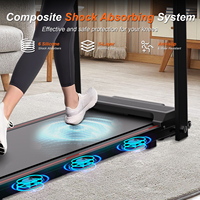 Caminadora Eléctrica Plegable con Pantalla LED, Control por Aplicación, Portátil e Inteligente para Uso Doméstico