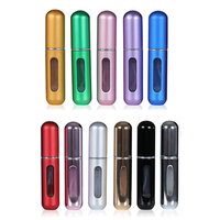 Flacon pulvérisateur de parfum mini 5 ml en PP, couleurs personnalisées, finition mate de luxe, estampage à chaud, logo personnalisé, cosmétique essentiel