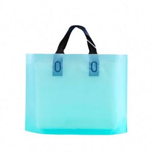 Recyclable PE <b>Plastic</b> Shopping Bags for Clothing Shoes & Socks-Custom Logo Printing Wholesale Packaging - Product Image 3