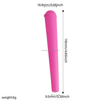 Tube conique en plastique recyclable de 118 mm pour cigares, hermétique, en PP, personnalisable, portable, pour le stockage de cigarettes en rouleaux – Vente en gros