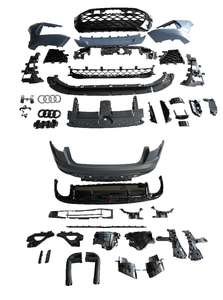 Kit de Carrocería, Parachoques Delantero y Trasero para <span class=keywords><strong>Audi</strong></span> <span class=keywords><strong>Q8</strong></span> 2019 2020 <span class=keywords><strong>2021</strong></span> 2022-2025, Actualización a RSQ8 2025, Accesorios de Tuning Exterior, Piezas de Automóvil - Product Image 2