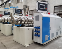 Ligne de production de panneaux muraux à lamelles cannelées PS WPC Anda Machinery avec machine d'extrusion à double vis PLC