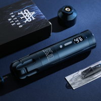 Draadloze elektrische professionele permanente make-up pen cartridge naalden wegwerp wenkbrauwen lippen tattoo rotatiepistool aluminiumlegering