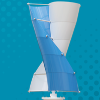 Éolienne verticale à axe tulipané de 200W pour système d'alimentation des lampadaires et des stations de surveillance