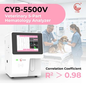 Analizador Hematológico Veterinario de Sobremesa de 5 Partes, Contador de Células Sanguíneas para Clínica Privada - Product Image 1