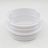 Accesorios de aire acondicionado móvil Boquilla plana 15-13cm Manguera de ventilación de plástico Tubo de escape Deflector de tubo de calor Multiusos