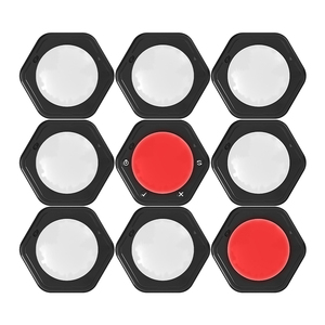 Jeu sans fil interactif Buzzer Ensemble de jouets de salle de classe 5 buzzers avec indicateurs LED Parfait pour les jeux de trivia et de team building - Product Image 3