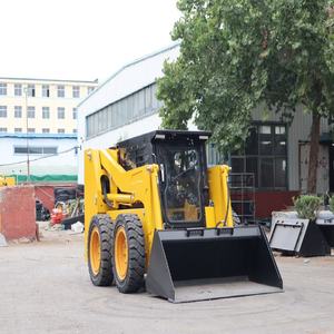 Cargadora Compacta de Dirección Deslizante Ultrabajo de la Marca China JC50D con Tanque de Combustible de 80L y Cucharón de 0.4m³ para Almacén - Product Image 4