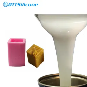 用于成型硅胶蜡烛模具的液体2部分硅胶高撕裂和拉伸强度