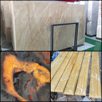 Natürliche durchscheinende gelbe Honig Onyx Platte Fliesen für Küchen arbeits platte Wand paneel Dekoration Bodenfliesen Onyx Treppe Onyx Eitelkeit
