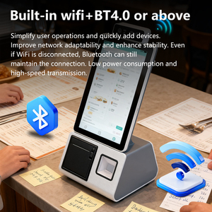 Caisse enregistreuse tactile Android 10.1 avec imprimante thermique 58 mm et lecteur de codes-barres pour système de point de vente - Product Image 4