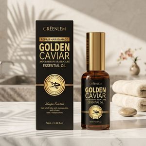 Aceite Capilar con Esencia de Caviar Greenlem, Hidratante, Alisador, Tratamiento para el Cuero Cabelludo, Sin Enjuague, 100 ml, Marca Privada - Product Image 1