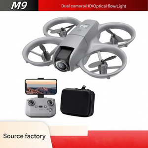 New Boys' Plastic Quadcopter Toy Long Battery Life Dual Cameras Optical Flow Positioning <b>LED</b> <b>Lights</b> 4-<b>Channel</b> Control Wi-Fi - Product Image 1