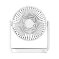 Ventilateur de bureau rechargeable, ventilateur électrique portable, ventilateur silencieux à vent puissant, mini ventilateur sur pied pour la maison et le bureau