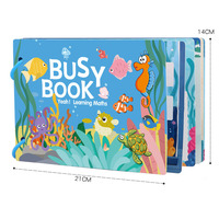Actividades de Aprendizaje Preescolar, Juguete Sensorial para Autismo, Libro de Pegatinas Creativas Montessori para Niños Pequeños
