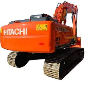 Mặt hàng nóng nhất được sử dụng Kích thước trung bình máy xúc Hitachi 20 tấn secondhand Digger zx200 điều kiện chạy tốt