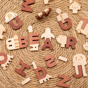 Montessori ตัวต่อตัวอักษร<span class=keywords><strong>ภาษา</strong></span>อังกฤษ26ตัวสำหรับเด็กบล็อกการสะกดเพื่อการศึกษาคณิตศาสตร์การจับคู่ของเล่นเพื่อการเรียนรู้สำหรับเด็ก - Product Image 2