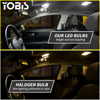 YOBIS T10 3838 3SMD ampoules de remplacement sans erreur pour voiture intérieur dôme carte porte licence courtoisie tableau de bord lumières