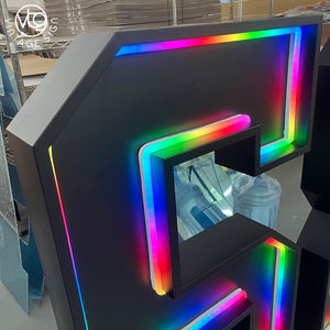 Lettere Giganti Personalizzate per Matrimoni, Insegna Vintage con Lettera <span class=keywords><strong>I</strong></span> Nera, Numeri Luminosi Stile Marquee, Insegne con Lampadine per Vendita, Luci d'Amore per Luna Park - Product Image 3