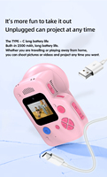 Nouveau design P6 projecteur vidéo pour enfants HD 1080P 2500mAh 2 pouces lampe LED écran couleur coloré histoire raconter et photographie Machine