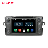 Kd-7404 Octa Core 4 + 128gb autoradio stéréo Android pour Toyota AURIS 2007-2012 système de divertissement Gps lecteur Dvd écran tactile