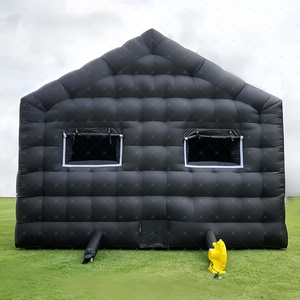 Lớn màu đen xách tay Disco LED chiếu sáng hộp đêm lều phổ biến âm nhạc thanh quảng cáo Inflatable cho các bên - Product Image 5