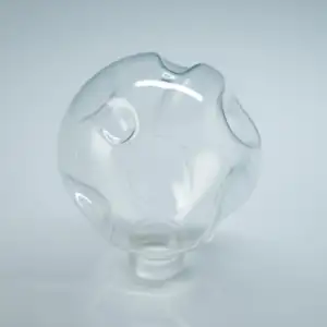 Pantalla de vidrio de borosilicato alto transmitancia de luz transparente diseño Simple personalizado de fábrica para luces interiores