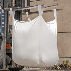 1ton thông gió túi lớn chống tia cực tím Sling số lượng lớn container 1500kgs stevedore Vòng fibc PP Jumbo túi cho khoáng sản, grits, quặng