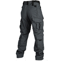 Pantalones Cargo Casuales de Hombre, de Tela Oxford, Poliéster, Softshell, Impermeables, Transpirables, Cortavientos, Cintura Elástica, Ropa de Calle para Otoño