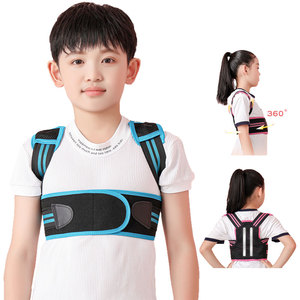 Ergonomik Nefes Alabilen Ayarlanabilir Çocuk Omuz Sırt Destekleyici Duruş Düzeltici Cırtcırtlı Özel Logo OEM ODM Çocuk Sırt Kemeri - Product Image 1