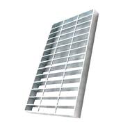 Grille en acier galvanisé à chaud à haute capacité de charge pour passerelle, plateforme d'usine, station d'épuration, drainage, découpe de tôles d'acier