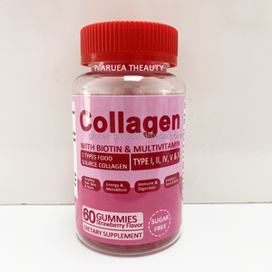 Gummies de Collagène Hydrolysé en Marque Blanche OEM avec Biotine et Vitamine <span class=keywords><strong>C</strong></span> pour Cheveux, Peau et Ongles - Product Image 2