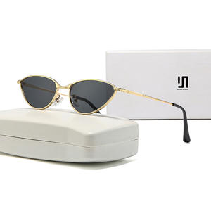 Nouvelles lunettes de soleil œil de chat pour femmes, monture en métal, protection UV400, type 3, style tendance, numéro de pièce 9630 - Product Image 2