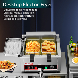 <span class=keywords><strong>Freidora</strong></span> Eléctrica <span class=keywords><strong>de</strong></span> Acero Inoxidable <span class=keywords><strong>de</strong></span> 12L con Válvula <span class=keywords><strong>de</strong></span> Drenaje |   Uso Comercial en Restaurantes |   <span class=keywords><strong>Precio</strong></span> Directo <span class=keywords><strong>de</strong></span> Fábrica |   CE - Product Image 5