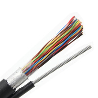 Câble téléphonique souterrain HYAT 100 paires, rempli de gel, code couleur, prix, câbles de communication blindés HYA, catégorie 3, câble 50 paires