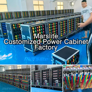 Tùy chỉnh thực hiện phân phối điện cầm tay hộp 3 pha 5-Pin hệ thống sân khấu phân phối điện hộp hệ thống ánh sáng cho sự kiện DJ Sân khấu - Product Image 6